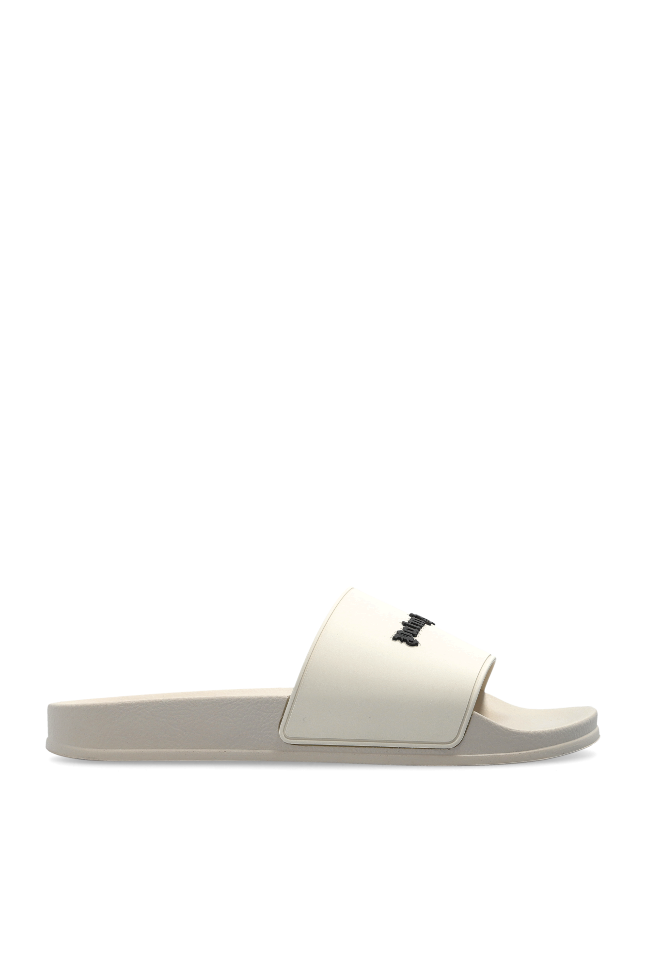 サンダル・ミュール PALM ANGELS Women Sandals PWIH019S23LEA0020361 White Palm Angels Platform Birk White Black | Sandal